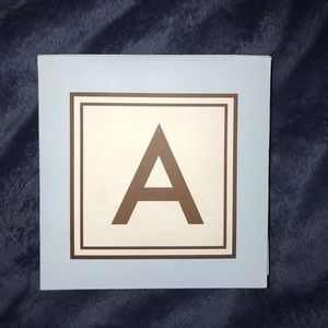 Letter A notebook